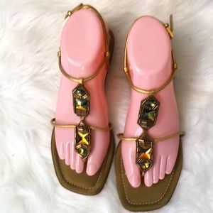 Prada Sandals Size 37 AUTHENTICATED